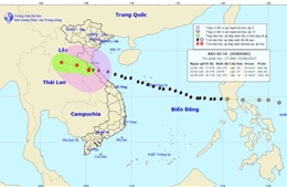 Bão số 10: Các tỉnh từ Quảng Trị đến Thanh Hóa có mưa to đến rất to